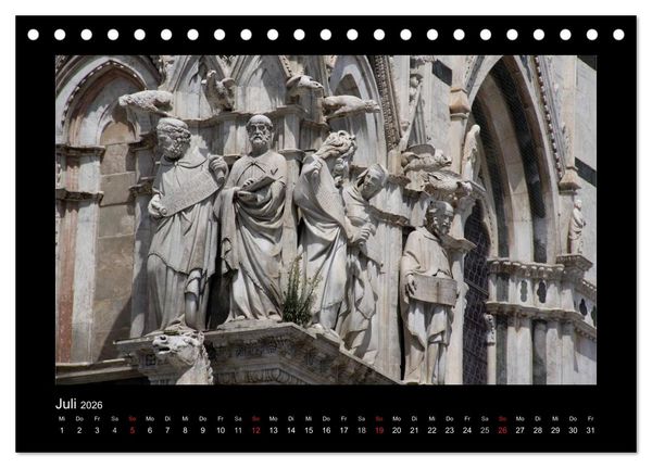 Produktbild: Siena, Perle der Toskana (Tischkalender 2026 DIN A5 quer), CALVENDO Monatskalender