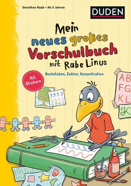 Produktbild: Mein neues gro&szlig;es Vorschulbuch mit Rabe Linus