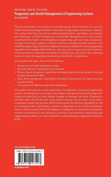 Produktbild: Prognostics and Health Management of Engineering Systems