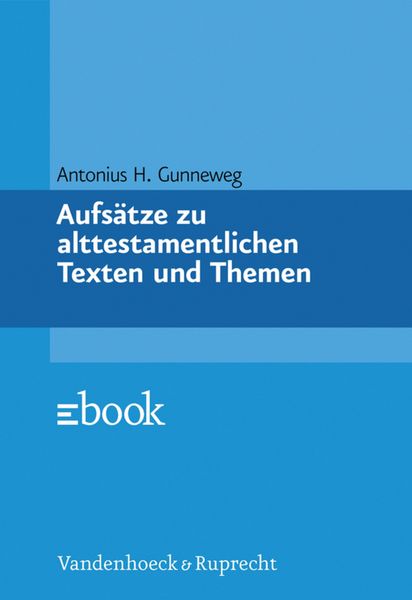 Produktbild: Aufs&auml;tze zu alttestamentlichen Texten und Themen