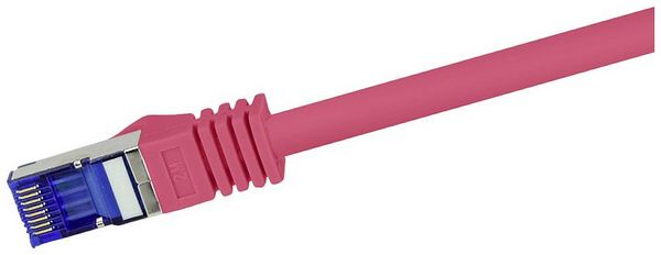 Produktbild: LogiLink C6A034S RJ45 CAT 6a S/FTP 1.00m Rot 1St.