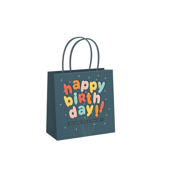 Produktbild: Geschenkt&uuml;te klein Happy Birthday (Wie sch&ouml;n, dass es dich gibt)
