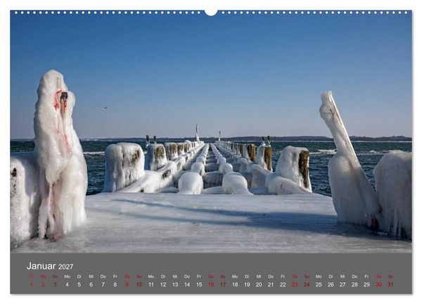 Produktbild: L&uuml;becker Bucht - Travem&uuml;nde - Niendorf - Timmendorf (Wandkalender 2027 DIN A2 quer), CALVENDO Monatskalender