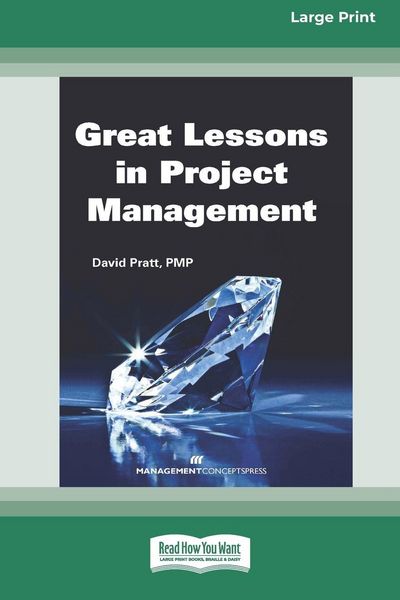 Produktbild: Great Lessons in Project Management [Large Print 16 Pt Edition]