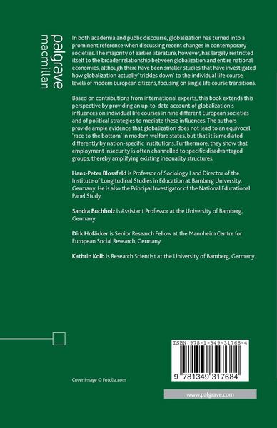 Produktbild: Globalized Labour Markets and Social Inequality in Europe