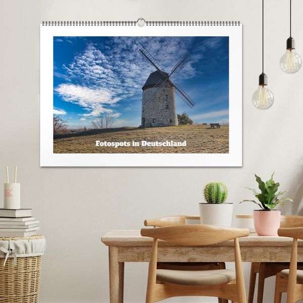 Produktbild: Fotospots in Deutschland (Wandkalender 2026 DIN A2 quer), CALVENDO Monatskalender