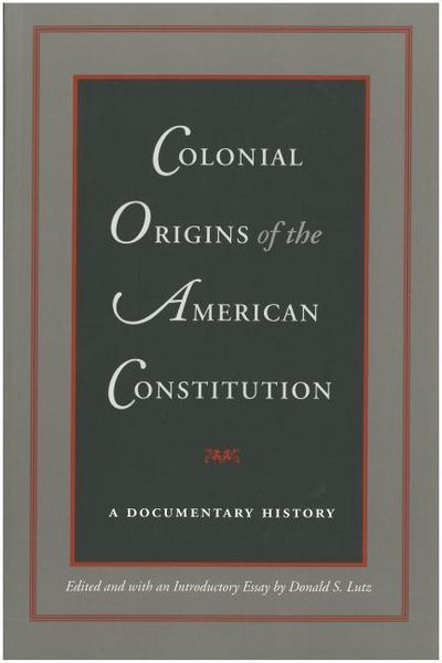 Produktbild: Colonial Origins of the American Constitution