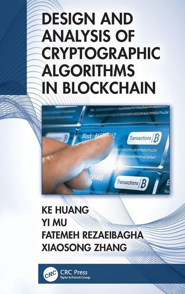 Produktbild: Design and Analysis of Cryptographic Algorithms in Blockchain
