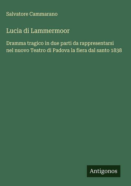 Produktbild: Lucia di Lammermoor