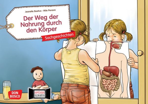 Produktbild: Der Weg der Nahrung durch den K&ouml;rper. Kamishibai Bildkartenset