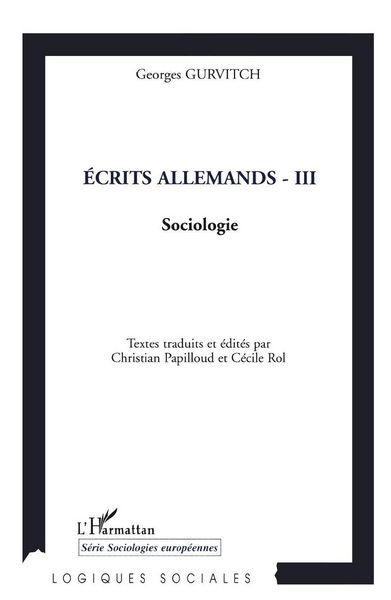 Produktbild: Ecrits allemands - III