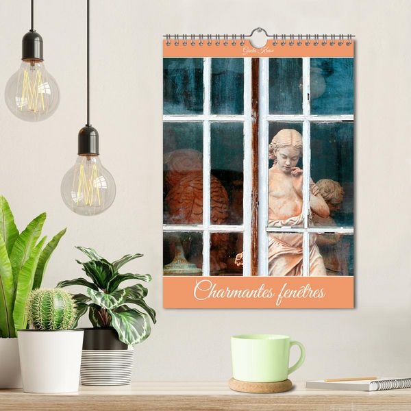 Produktbild: Charmantes fen&ecirc;tres (Calendrier mural 2026 DIN A4 horizontal), CALVENDO calendrier mensuel