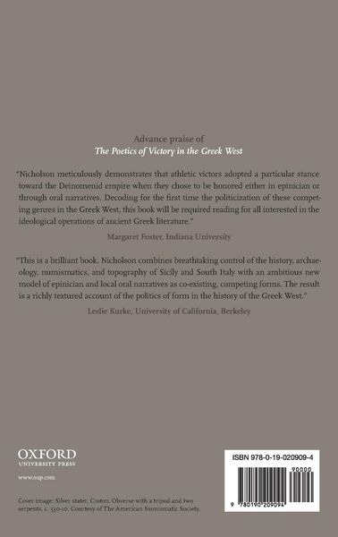 Produktbild: Poetics of Victory in the Greek West
