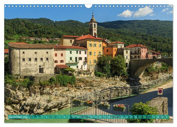 Produktbild: Reise durch das Soca-Tal - Unterwegs im sch&ouml;nen Slowenien (Wandkalender 2026 DIN A3 quer), CALVENDO Monatskalender