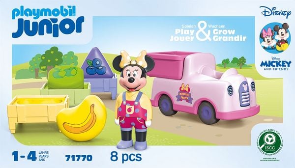 Produktbild: 71770 JUNIOR & Disney: Minnie Maus' Obst-Transporter mit Sortierspa&szlig;