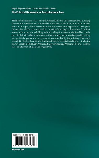 Produktbild: The Political Dimension of Constitutional Law