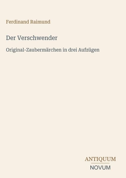 Produktbild: Der Verschwender
