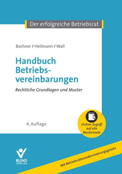 Produktbild: Handbuch Betriebsvereinbarungen