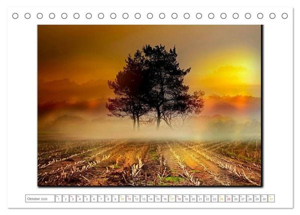 Produktbild: Zwischenzeiten - Zeiten zwischen Tag und Nacht (Tischkalender 2026 DIN A5 quer), CALVENDO Monatskalender