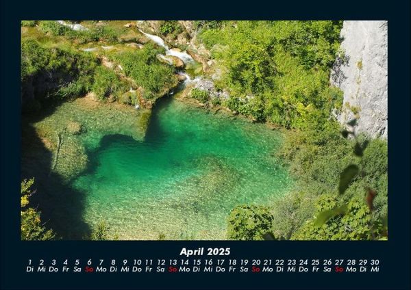 Produktbild: Die Seen der Erde 2025 Fotokalender DIN A4