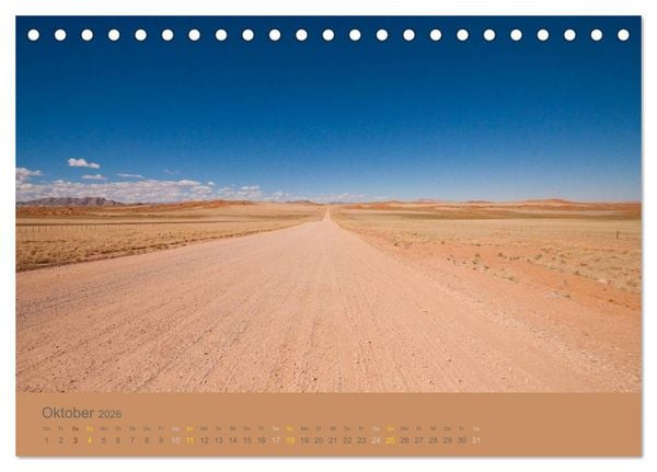 Produktbild: Afrika Impressionen. NAMIBIA - S&Uuml;DAFRIKA - BOTSWANA (Tischkalender 2026 DIN A5 quer), CALVENDO Monatskalender