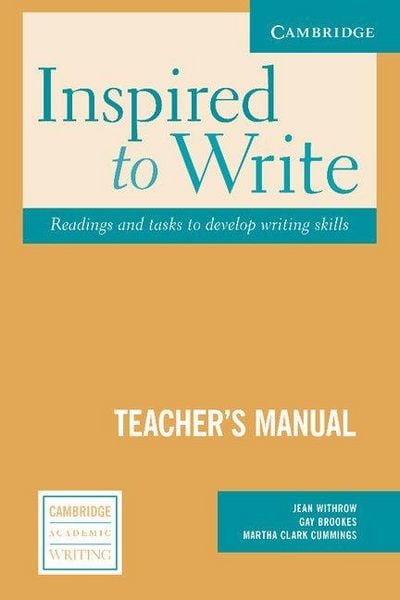 Produktbild: Inspired to Write Teacher's Manual