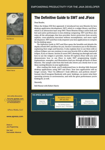 Produktbild: The Definitive Guide to SWT and JFace