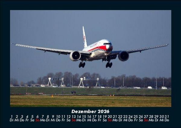 Produktbild: Flugzeuge 2026 Fotokalender DIN A5