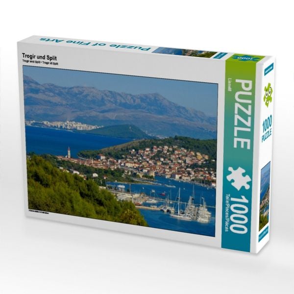 CALVENDO Puzzle Trogir und Split | 1000 Teile Lege-Größe 64x48cm Foto-Puzzle für glückliche Stunden