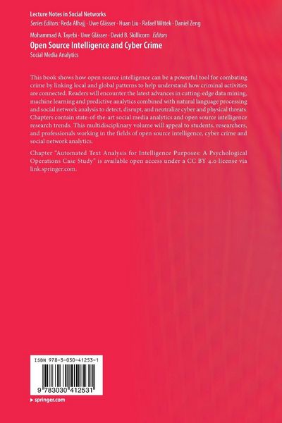 Produktbild: Open Source Intelligence and Cyber Crime
