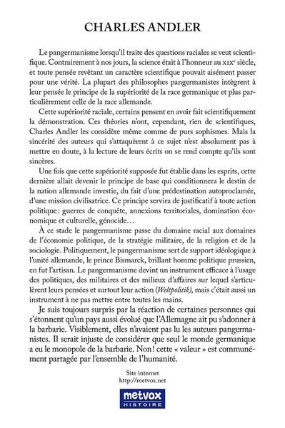 Produktbild: Le pangermanisme philosophique - 1800-1914