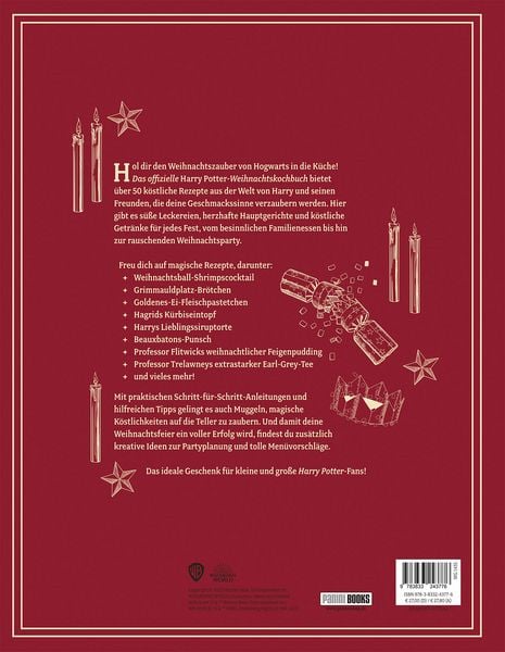 Produktbild: Aus den Filmen zu Harry Potter: Das offizielle Weihnachtskochbuch