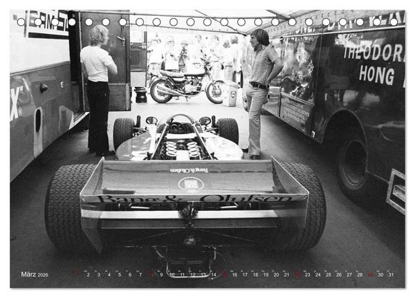 Produktbild: Grand Prix - Formel-Rennen 1972-1977 (Tischkalender 2026 DIN A5 quer), CALVENDO Monatskalender