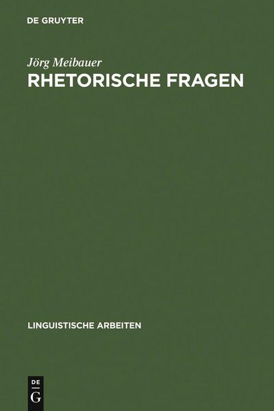 Produktbild: Rhetorische Fragen