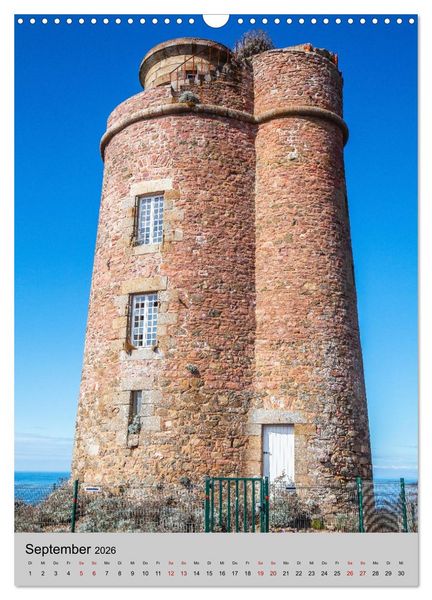 Produktbild: Reiseziele in der Bretagne (Wandkalender 2026 DIN A3 hoch), CALVENDO Monatskalender