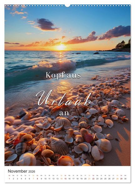 Produktbild: Meine Auszeit f&uuml;r die Seele (Wandkalender 2026 DIN A2 hoch), CALVENDO Monatskalender