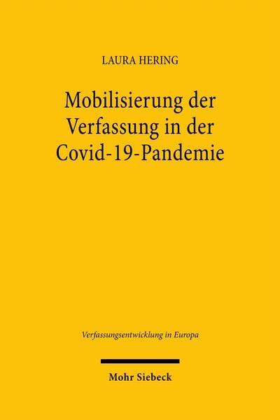 Produktbild: Mobilisierung der Verfassung in der Covid-19-Pandemie