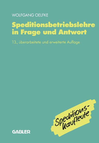 Produktbild: Speditionsbetriebslehre in Frage und Antwort