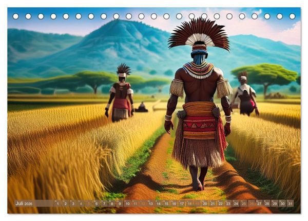 Produktbild: Untergegangene Kulturen - die Azteken (Tischkalender 2026 DIN A5 quer), CALVENDO Monatskalender
