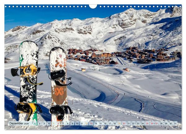 Produktbild: Snowboard - so cool (Wandkalender 2026 DIN A3 quer), CALVENDO Monatskalender