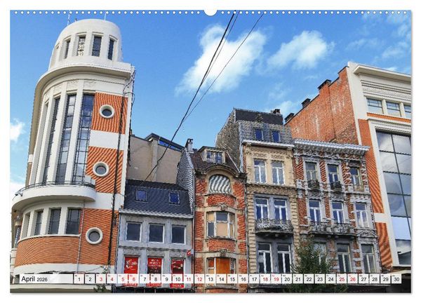 Produktbild: Malerisches Belgien - Stippvisiten in Verviers, Huy, Namur (Wandkalender 2026 DIN A2 quer), CALVENDO Monatskalender