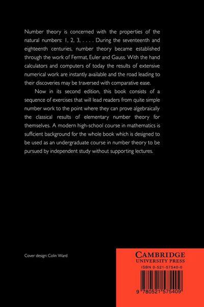 Produktbild: A Pathway Into Number Theory