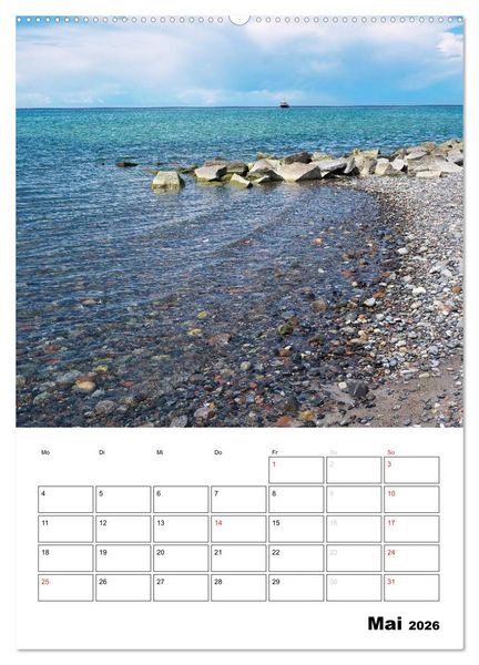 Produktbild: R&uuml;gen und Hiddensee - Bilder eines Sommers / Planer (hochwertiger Premium Wandkalender 2026 DIN A2 hoch), Kunstdruck in Hochglanz