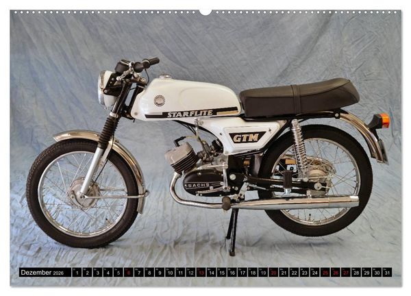 Produktbild: Starflite verkannte Moped Sch&ouml;nheiten (hochwertiger Premium Wandkalender 2026 DIN A2 quer), Kunstdruck in Hochglanz
