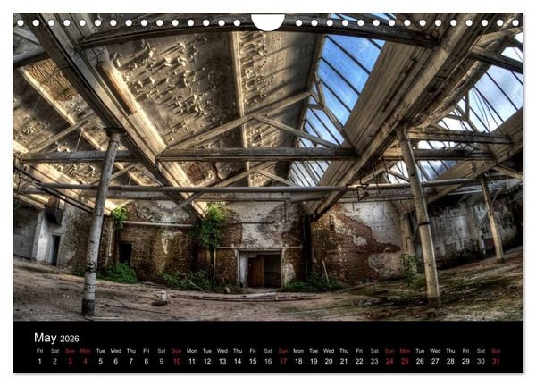 Produktbild: Lost Places - Beauty of decay (Wall Calendar 2026 DIN A4 landscape), CALVENDO 12 Month Wall Calendar