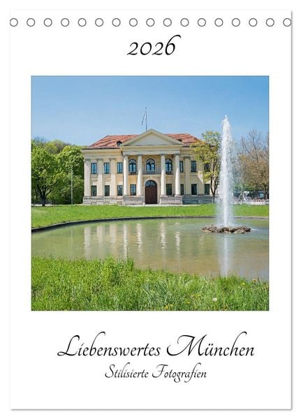 Produktbild: Liebenswertes M&uuml;nchen - Stilisierte Fotografien (Tischkalender 2026 DIN A5 hoch), CALVENDO Monatskalender