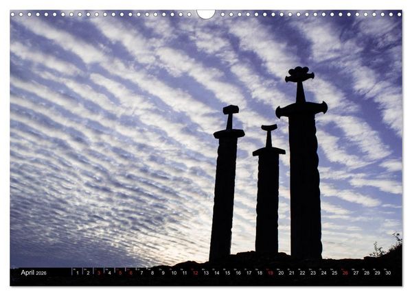 Produktbild: Wandern - In Norwegen und Schweden (Wandkalender 2026 DIN A3 quer), CALVENDO Monatskalender