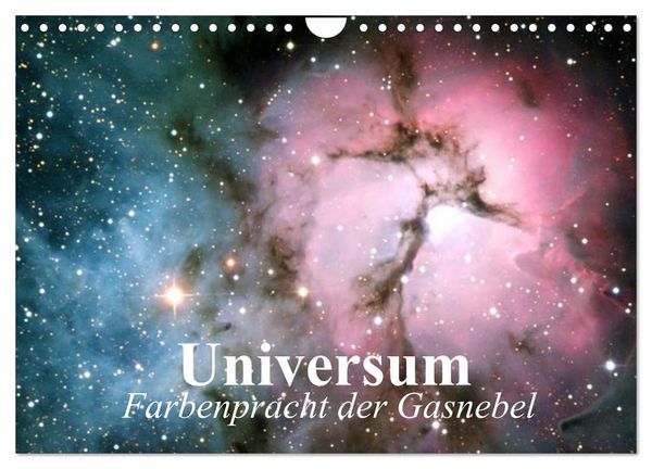 Produktbild: Universum. Farbenpracht der Gasnebel (Wandkalender 2026 DIN A4 quer), CALVENDO Monatskalender