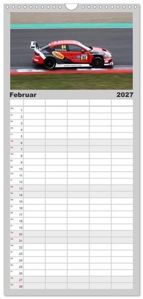 Produktbild: Familienplaner 2027 - SPORTWAGEN DTM und FIA GT mit 5 Spalten (Wandkalender, 21 x 45 cm) CALVENDO