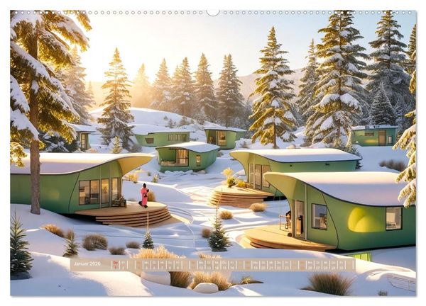 Produktbild: Idee des Wohnens (hochwertiger Premium Wandkalender 2026 DIN A2 quer), Kunstdruck in Hochglanz